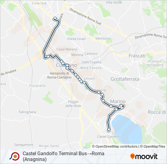 COTRAL bus Line Map