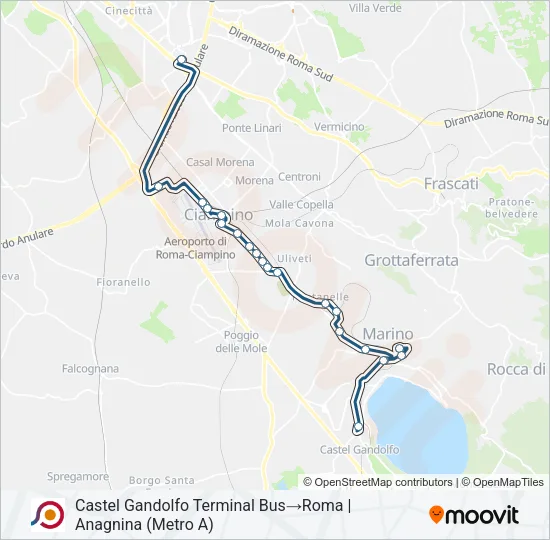 COTRAL Bus Line Map