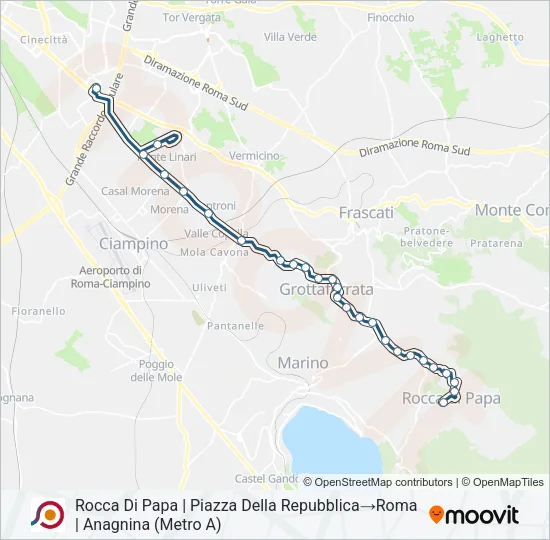 COTRAL Bus Line Map