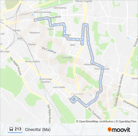 213  Line Map