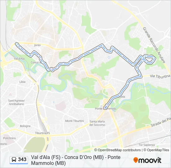 343  Line Map