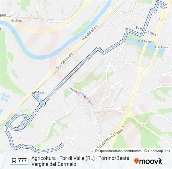 777  Line Map
