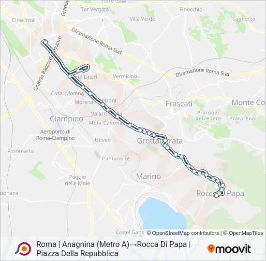 COTRAL Bus Line Map