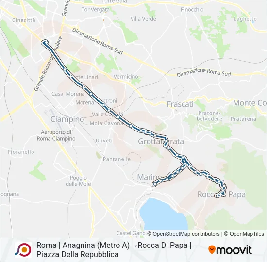 COTRAL Bus Line Map