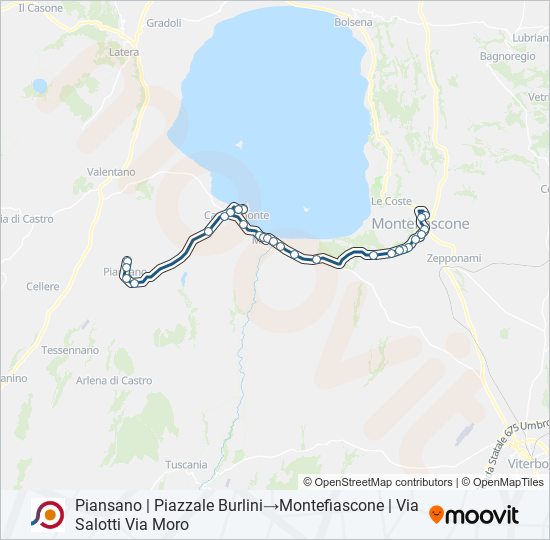 COTRAL bus Line Map