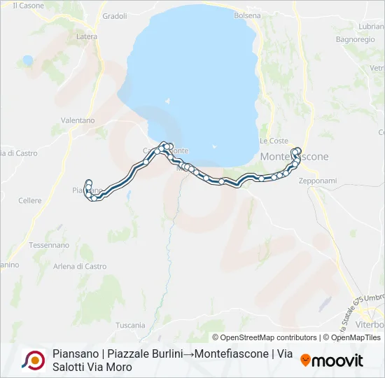 COTRAL Bus Line Map