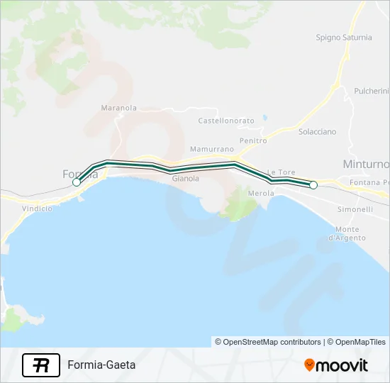 R Train Line Map