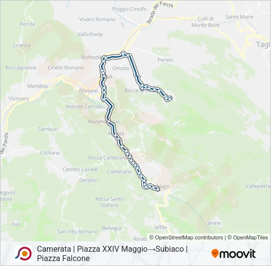 COTRAL Bus Line Map