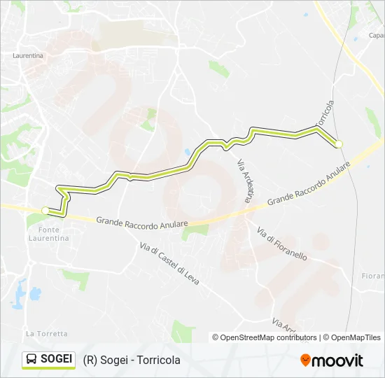SOGEI Bus Line Map