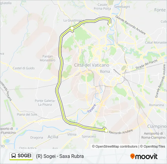 SOGEI Bus Line Map