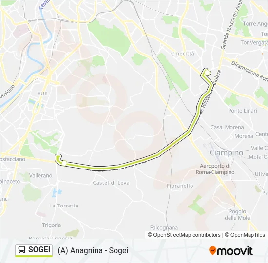 SOGEI Bus Line Map