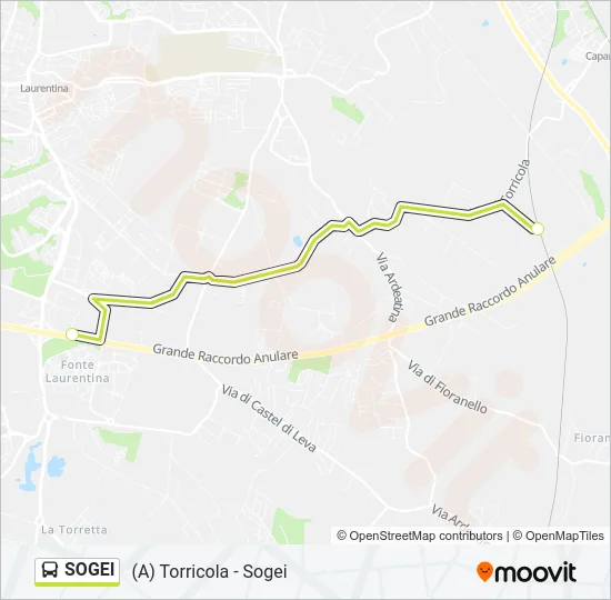 SOGEI Bus Line Map