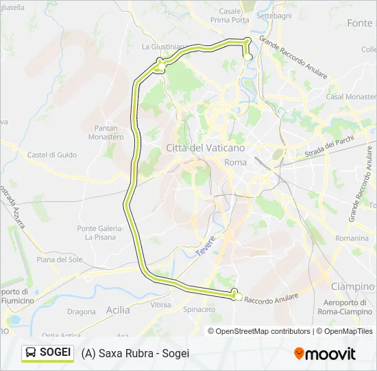 SOGEI Bus Line Map