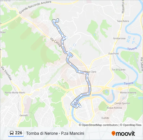 226  Line Map