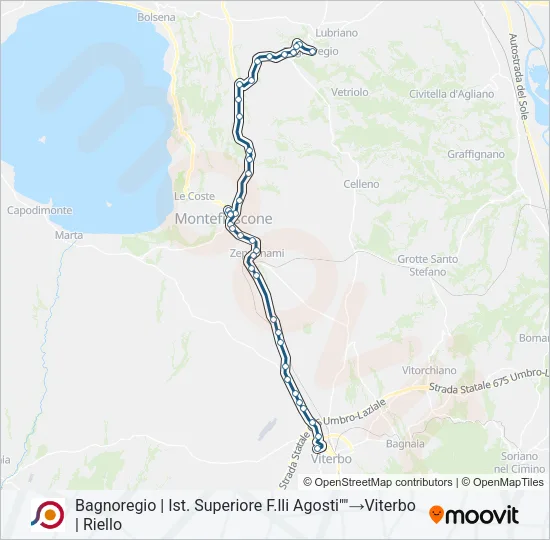 COTRAL Bus Line Map