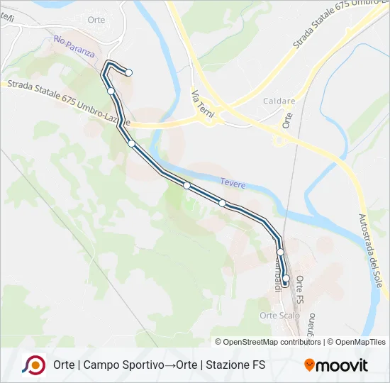 COTRAL Bus Line Map