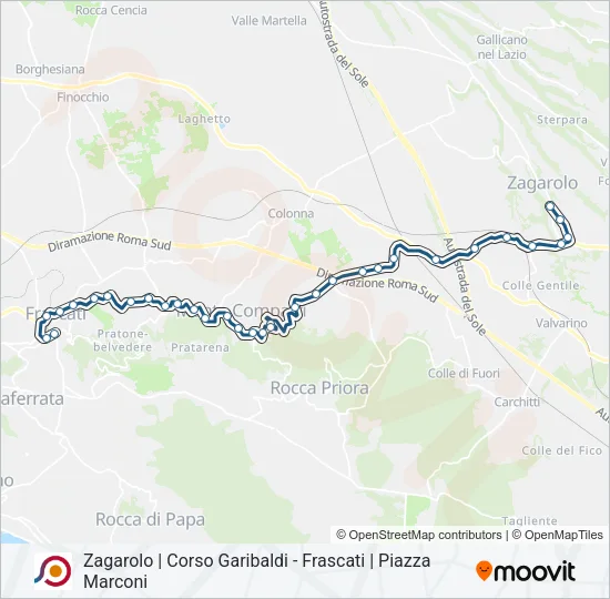 COTRAL Bus Line Map