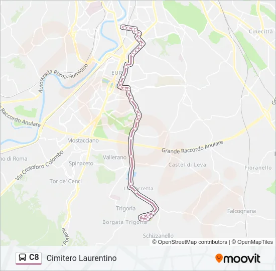 C8  Line Map
