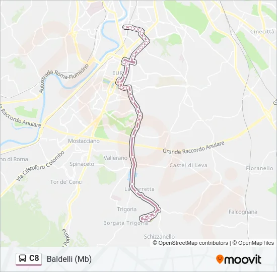 C8  Line Map