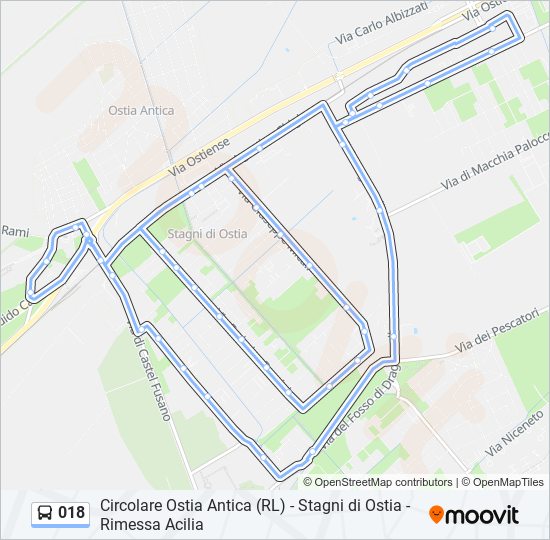 018 bus Line Map