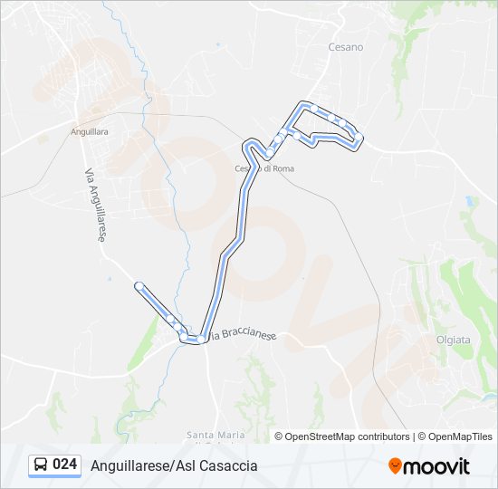 024 bus Line Map