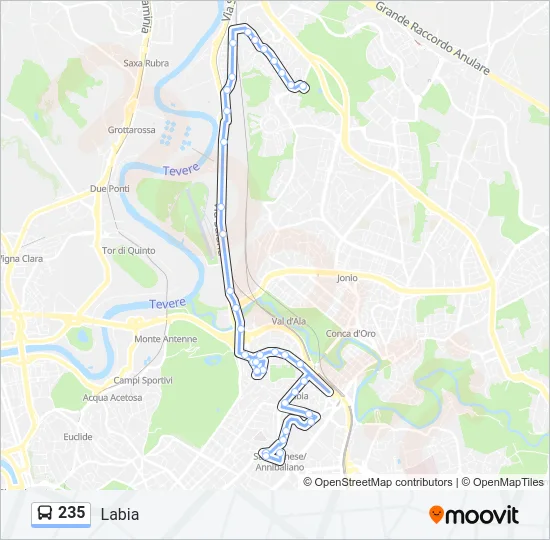 235  Line Map