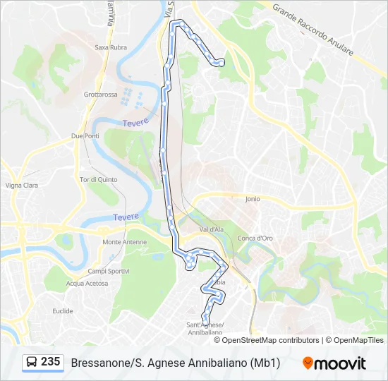 235  Line Map