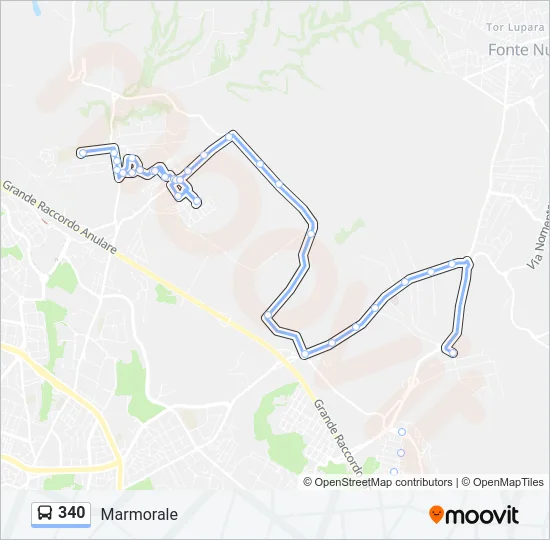 340  Line Map