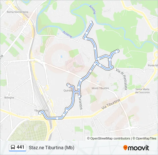 441  Line Map