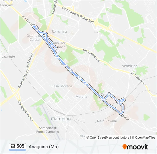 505  Line Map