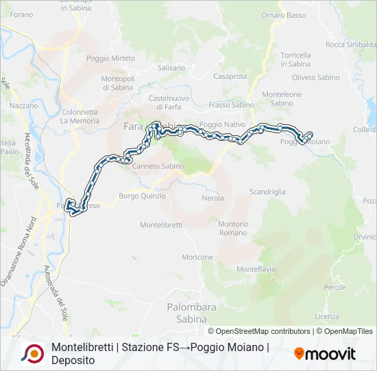COTRAL Bus Line Map