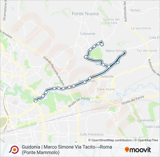 COTRAL Bus Line Map