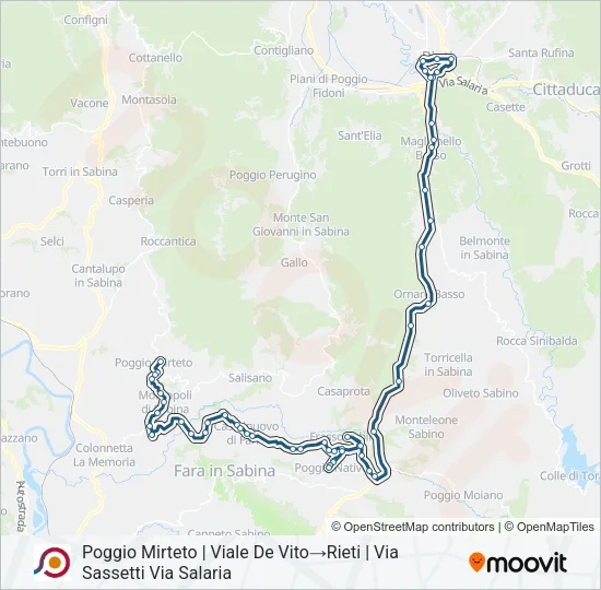 COTRAL Bus Line Map