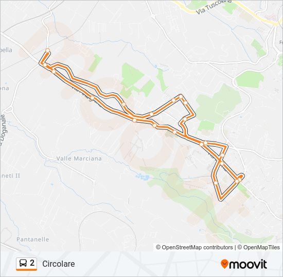 Linea 2: Orari, Fermate E Mappe - Circolare (Aggiornato)