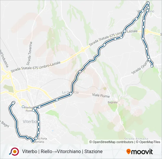 COTRAL Bus Line Map