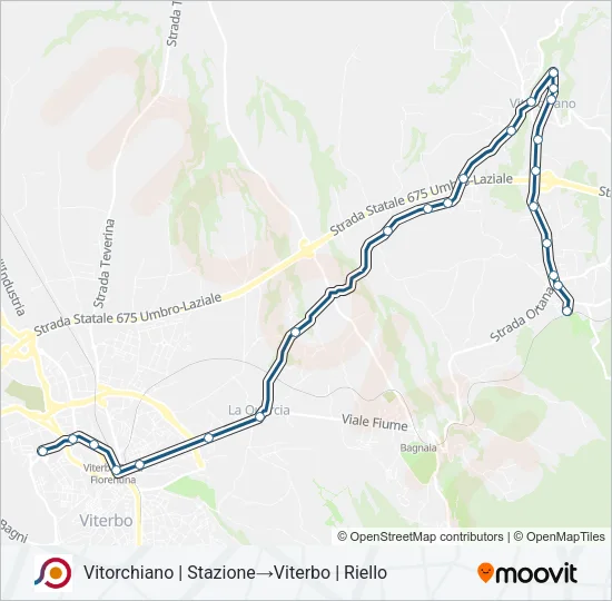 COTRAL Bus Line Map