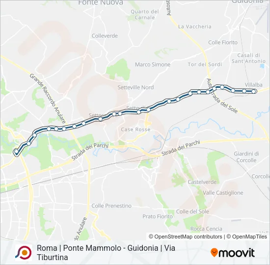 COTRAL Bus Line Map