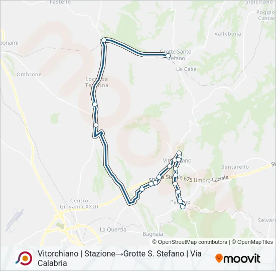 COTRAL Bus Line Map