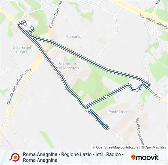 COTRAL Bus Line Map