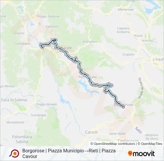 COTRAL Bus Line Map