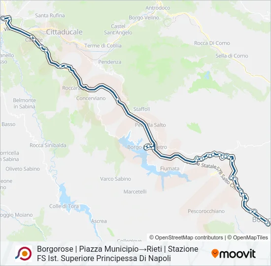 COTRAL Bus Line Map