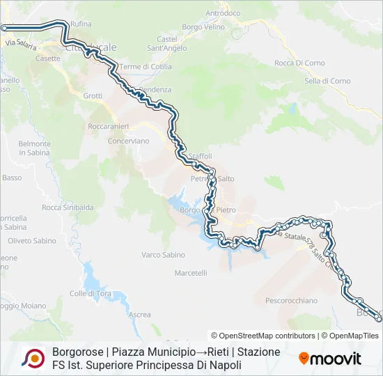 COTRAL Bus Line Map
