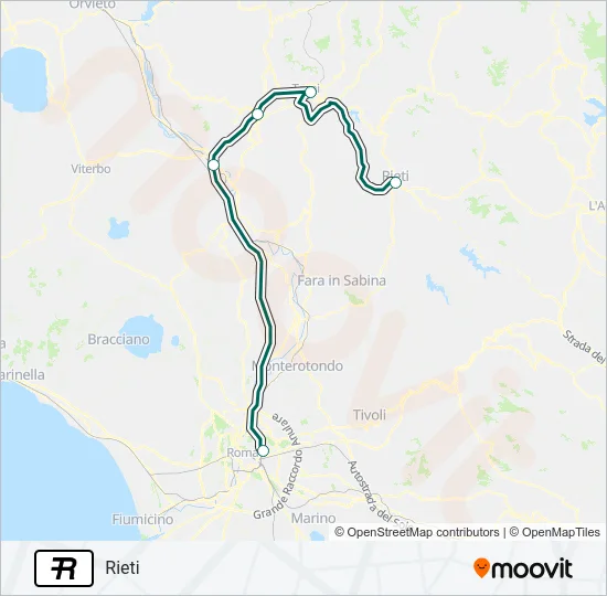 R Train Line Map
