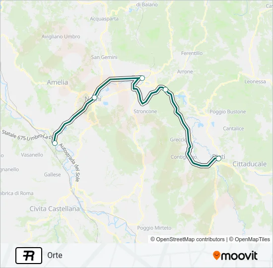 R Train Line Map