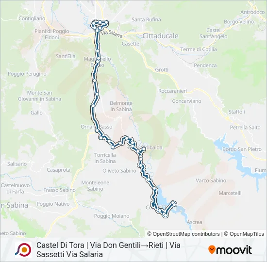 COTRAL Bus Line Map