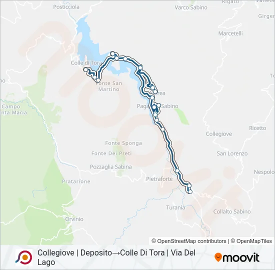 COTRAL Bus Line Map
