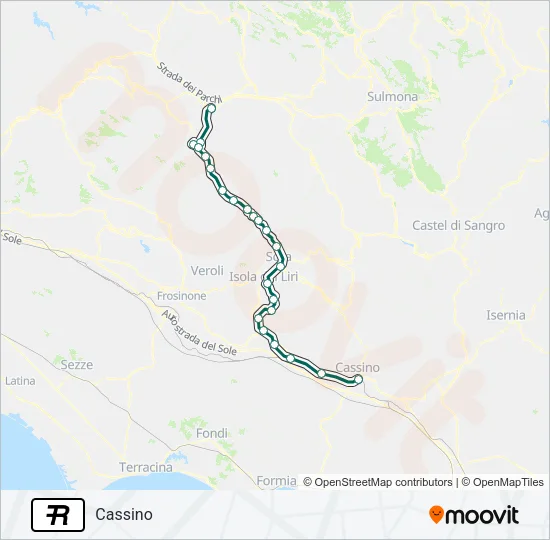 R Train Line Map