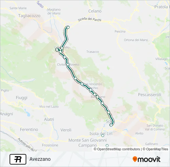 R Train Line Map