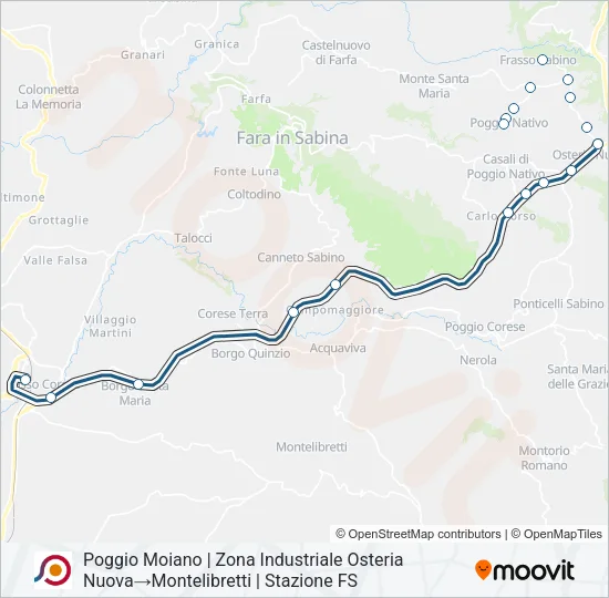 COTRAL Bus Line Map