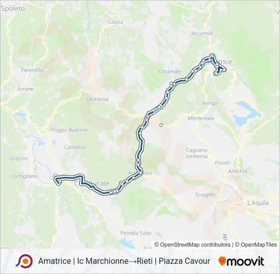 COTRAL Bus Line Map